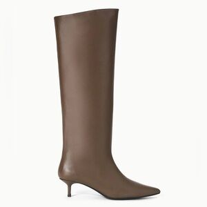 Staud Sebastian Kitten Heel Boot in Truffle